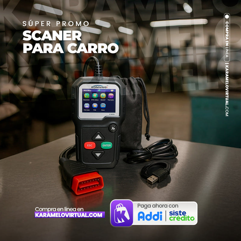Lector de Códigos OBDII OM121 – Diagnóstico Automotriz