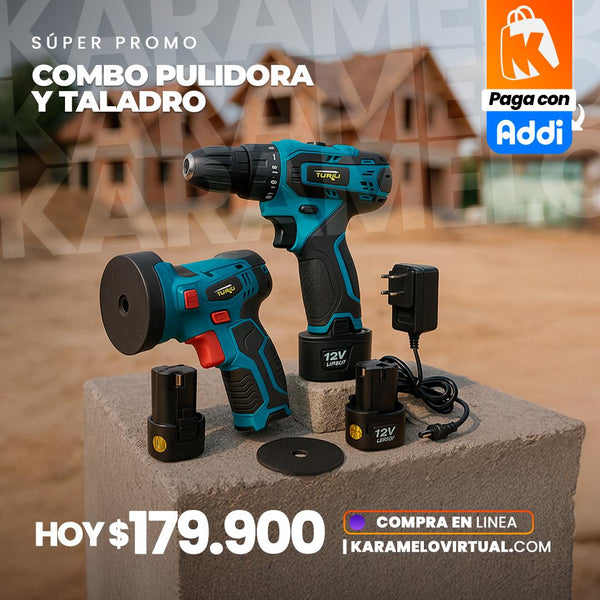 COMBO PULIDORA Y TALADRO